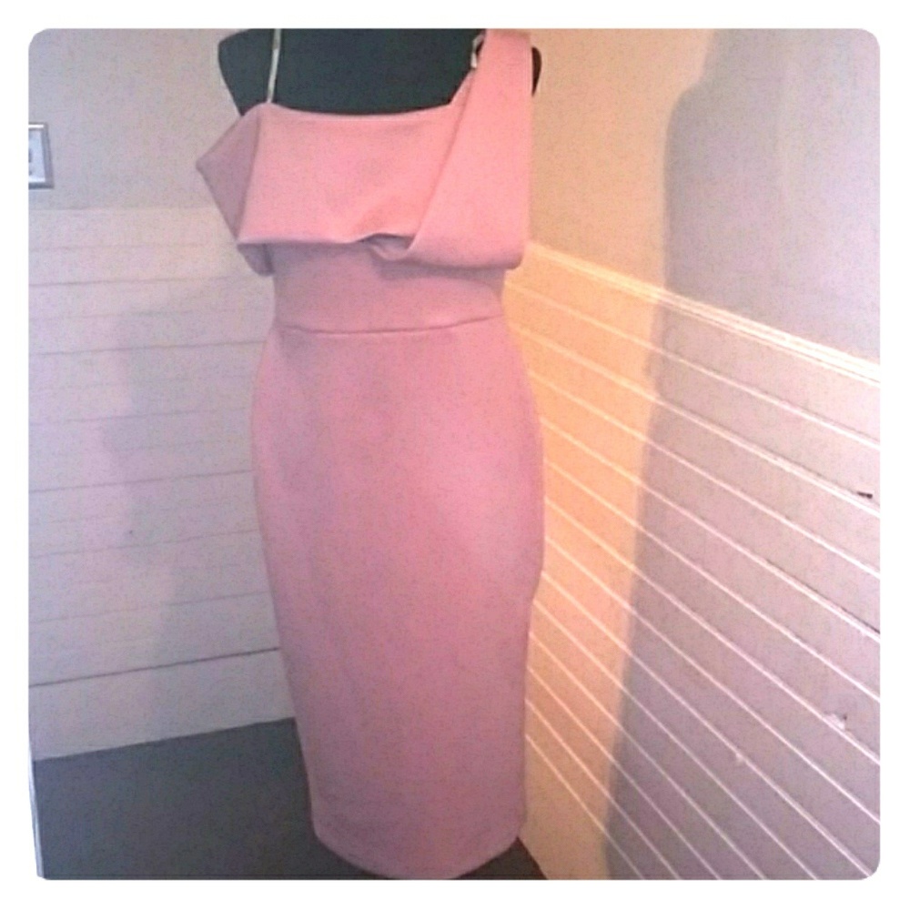Peach ASOS dress